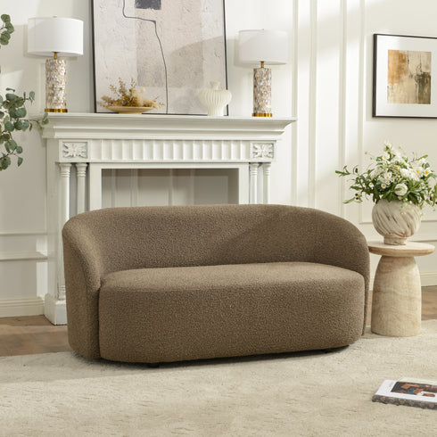 Everitte Bouclé Loveseat Sofa