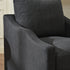 Charles Slipcover Swivel Barrel Chair – Black Modern Swivel Chair | Slipcover Swivel Chairs | Kinwell Furniture | Swivel Armchairs