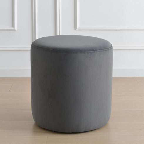 Elof Velvet Ottoman - Stool Ottoman | Ottoman for Sitting l | Kinwell Furniture | Top Ottomans