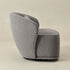 Laura Bouclé Swivel Barrel Chair - Gray Modern Swivel Chair | Swivel Accent Chairs | Kinwell Furniture | Swivel Armchairs