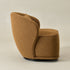 Laura Bouclé Swivel Barrel Chair - Brown Modern Swivel Chair | Swivel Accent Chairs | Kinwell Furniture | Swivel Armchairs