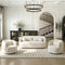 Ashlie Bouclé Furniture Set with Ottoman