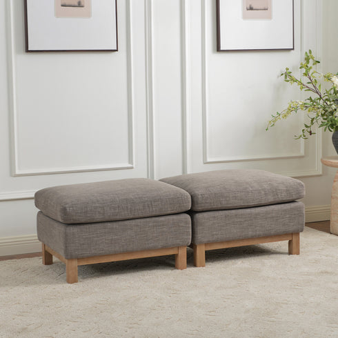 Albert Goose Down Feathers Ottoman