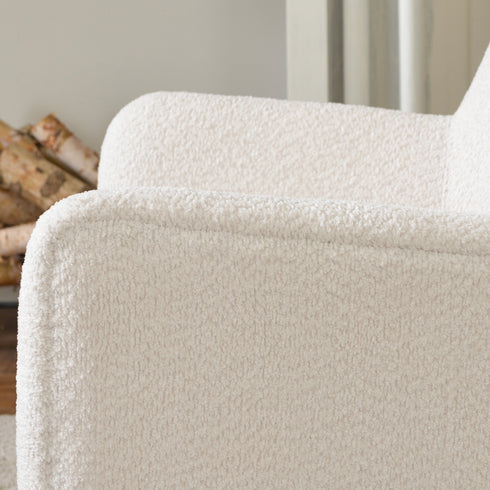 Vestie Chenille Swivel Barrel Chair
