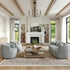 Ashlie Bouclé Loveseat |Light Gray Loveseat | Fabric Loveseat Couch | Kinwell Furniture | Modern Loveseats & Comfortable Loveseat Sofa