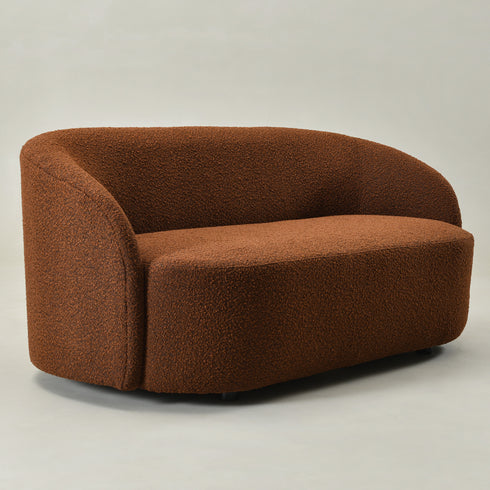 Everitte Bouclé Loveseat Sofa | Fabric Loveseat Couch | Kinwell Furniture | Modern Loveseats & Comfortable Loveseat Sofa