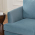 Blue Upholstered Loveseat – Albert Loveseat Sofa | 2-Seater Couch | Kinwell Furniture | Mid-Century Modern, Timeless Design