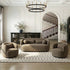 Ashlie Bouclé Loveseat |Teddy Brown Loveseat | Fabric Loveseat Couch | Kinwell Furniture | Modern Loveseats & Comfortable Loveseat Sofa Couches