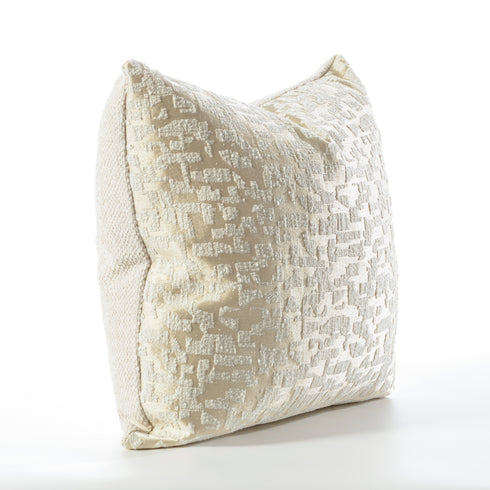 Kenneth Two-Tone Textured Throw Pillow