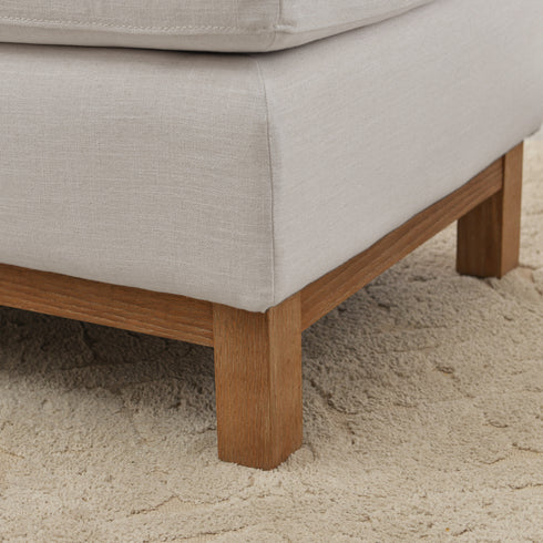 Albert Goose Down Feathers Ottoman