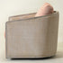 Claude Linen Swivel Cane Chair