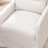 Clara Linen Slipcover Swivel Chair