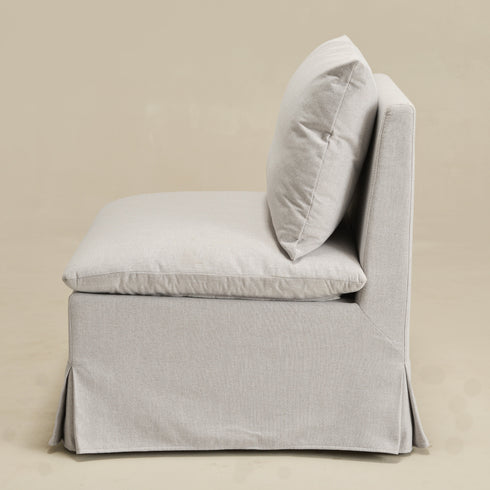 Nelly Performance Dining Chair - Light Gray Modern Dining Chair | Dining Chairs | Kinwell Furniture | Upholstered Dining Chairs