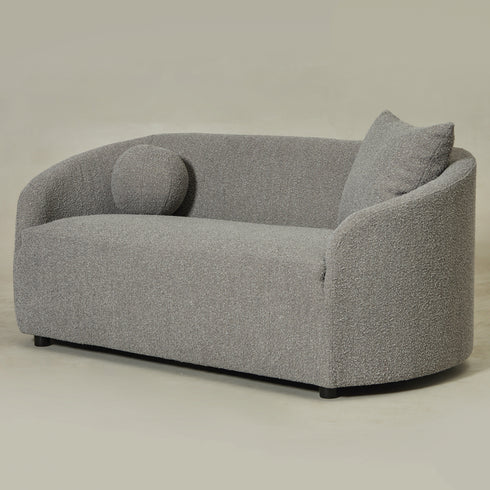 Susie Premium Bouclé Loveseat |Gray Loveseat | Loveseat Couch | Kinwell Furniture | Modern Loveseats & Comfortable Loveseat Sofa Couches