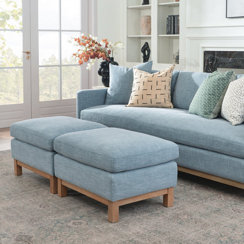 Albert Goose Down Feathers Ottoman