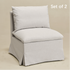 Nelly Slipcover Performance Dining Banquette