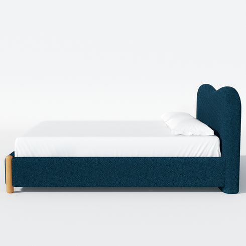 Dorothy Bed Frame with Headboard – Indigo Modern Queen Bed Frame | Platform Beds | Kinwell Furniture | Bedroom Bed Headboard