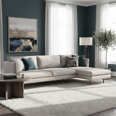 Albert Linen Blend Sectional