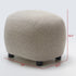 Elmer Bouclé Ottoman - Accent Ottoman | Modern Pouf | Kinwell Furniture | Bedroom Ottomans
