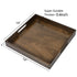 Square Black Walnut Serving Tray - Kinwell Furniture
