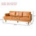 Samuel Tapered Arm 3-Seater Sofa | 3-Seater Sofa | Kinwell Furniture | Mid-Century Modern, Timeless Design