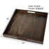 Square Black Walnut Serving Tray - Kinwell Furniture