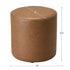 Elof Faux Leather Ottoman - Faux Leather Footrest | Round Pouf for Living Room | Kinwell Furniture | Stylish Home Seating