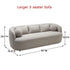 Ashlie Bouclé 3-Seater Sofa - Three Seater Settee | Kinwell Furniture | Best 3 Seater Sofas
