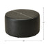 Elof Faux Leather Ottoman - Faux Leather Footrest | Round Pouf for Living Room | Kinwell Furniture | Stylish Home Seating