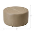 Elof Faux Leather Ottoman - Modern Round Ottoman | Footrest & Accent Stool | Kinwell Furniture | Faux Leather Ottomans