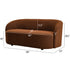 Everitte Bouclé Loveseat Sofa | Fabric Loveseat Couch | Kinwell Furniture | Modern Loveseats & Comfortable Loveseat Sofa