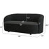 Everitte Bouclé Loveseat Sofa | Fabric Loveseat Couch | Kinwell Furniture | Modern Loveseats & Comfortable Loveseat Sofa