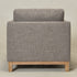Goose Down Feathers Upholstered Armchair – Tan Square Arm Accent Chair | Plush Feather-Filled Chair | Kinwell Furniture | Cloud-Soft, Timeless Design
