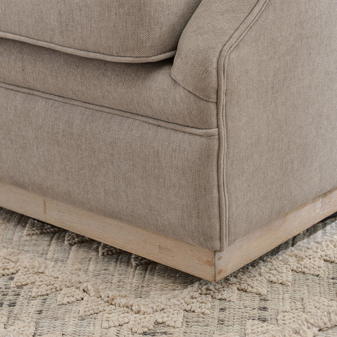 Minerva Swivel Barrel Chair - Gray Modern Swivel Chair | Swivel Accent Chairs | Kinwell Furniture | Swivel Armchairs