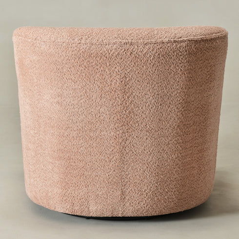 Vestie Chenille Swivel Barrel Chair - Accent Swivel Chair | Swivel Chairs for Living Rooms | Kinwell Furniture | Top Swivel Chairs