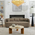 Ashlie Bouclé 3-Seater Sofa - Teddy Brown 3 Seater Sofa | Three Seater Couch | Kinwell Furniture | Modern 3 Seater Sofas