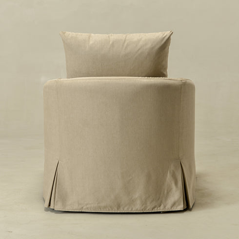 Eliza Slipcover Swivel Barrel Chair
