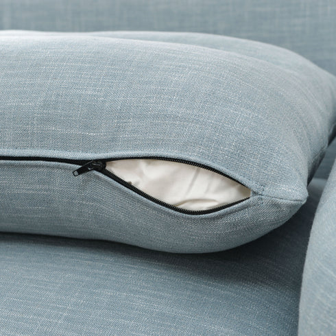 Clara Linen Slipcover Swivel Chair