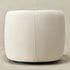 Ashlie Chenille Swivel Barrel Chair - Beige Modern Swivel Chair | Swivel Accent Chairs | Kinwell Furniture | Swivel Armchairs