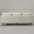 Cream Upholstered Sofa – Albert Sofa Couch | 3-Seater Sofa | Kinwell Furniture | Mid-Century Modern, Timeless Design
