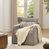 Clara Linen Slipcover Swivel Chair