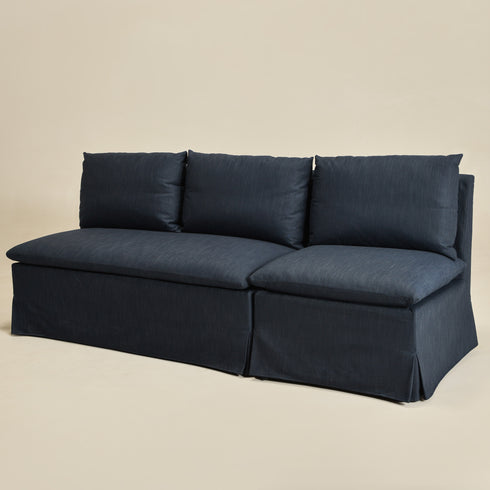 Nelly Performance Dining Chair & Bench Banquette - Indigo Modern Dining Set | Dining Chairs & Benches | Kinwell Furniture | Upholstered Dining Seating