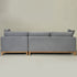 Goose Down Feathers Upholstered Sectional Sofa | Cloud Soft L-Shaped Sectional with Chaise | Down Filled Modern Sectional Couch | Comfortable Everyday Sectional Sofa | Modular L-Shape Sectional | Kinwell Furniture