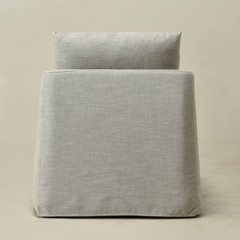 Clara Linen Slipcover Swivel Chair
