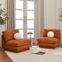 Montyne Bouclé Armless Chair - Comfortable Accent Chair | Side Chairs for Living Room | Kinwell Furniture | Oversize Accent Chairs & Large Accent Chairs