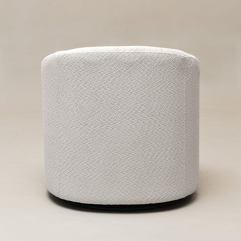 Susie Bouclé Swivel Barrel Chair - Stylish Swivel Chair | Living Room Swivel Accent Chairs | Kinwell Furniture | Most Comfortable Swivel Chairs