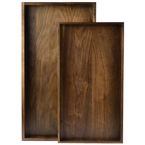 Rectangle Black Walnut Serving Tray - Kinwell Furniture