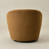 Laura Bouclé Swivel Barrel Chair - Brown Modern Swivel Chair | Swivel Accent Chairs | Kinwell Furniture | Swivel Armchairs