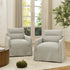 Clara Linen Slipcover Swivel Chair