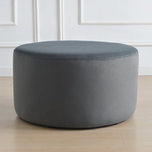 Elof Velvet Ottoman - Fabric Ottoman | Decorative Ottoman | Kinwell Furniture | Modern Ottoman Furniture